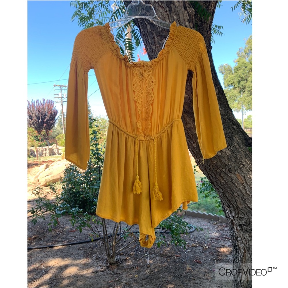 Off the shoulder romper